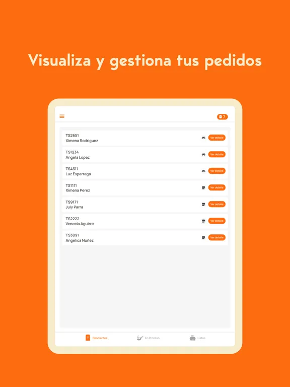 Screenshot di TacoShare: Comandas iPad 