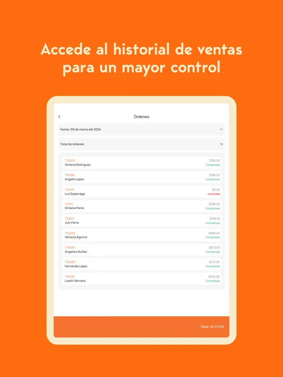 Screenshot di TacoShare: Comandas iPad 