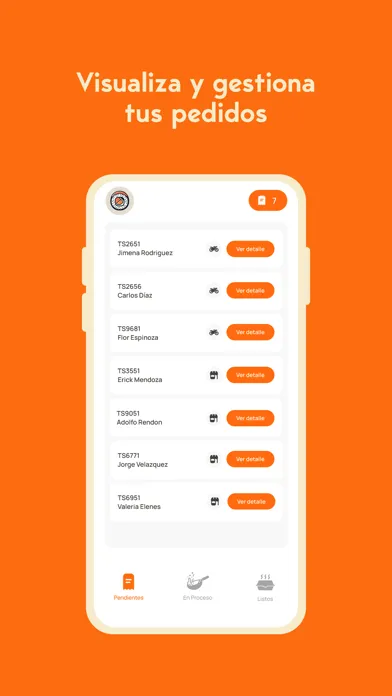 Screenshot di TacoShare: Comandas