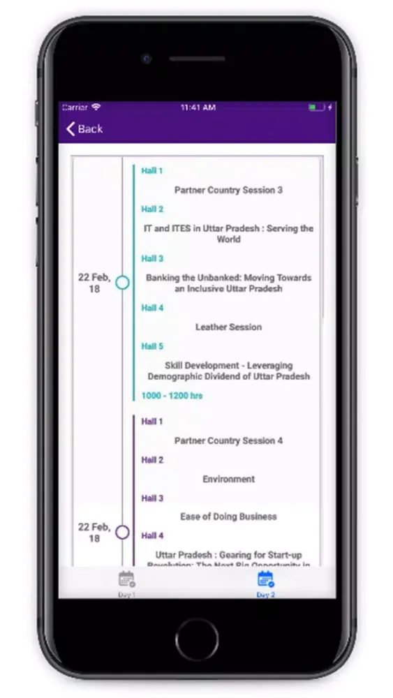 Screenshot di UP Investors Summit 2018