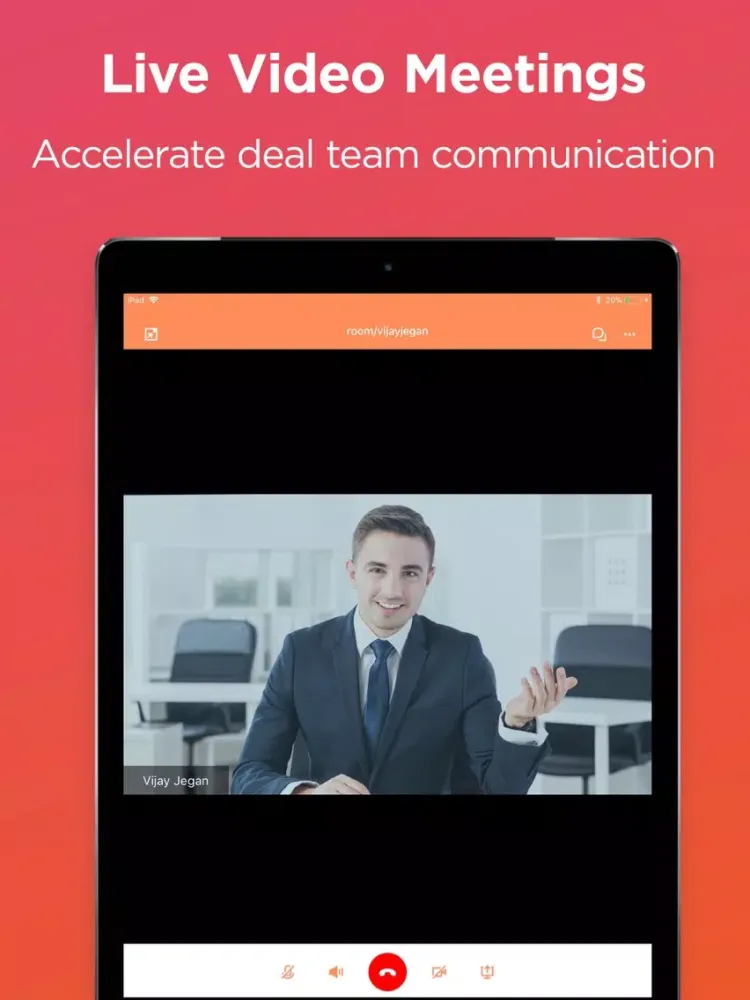 Ảnh chụp màn hình của Thread by Tact iPad 