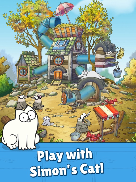 Simon's Cat Match! iPad  Screenshots