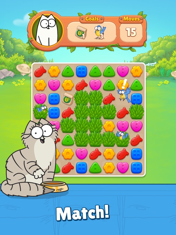 Simon's Cat Match! iPad  Screenshots