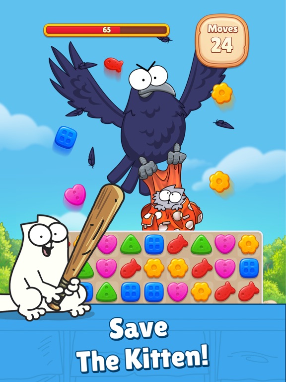 Simon's Cat Match! iPad  Screenshots