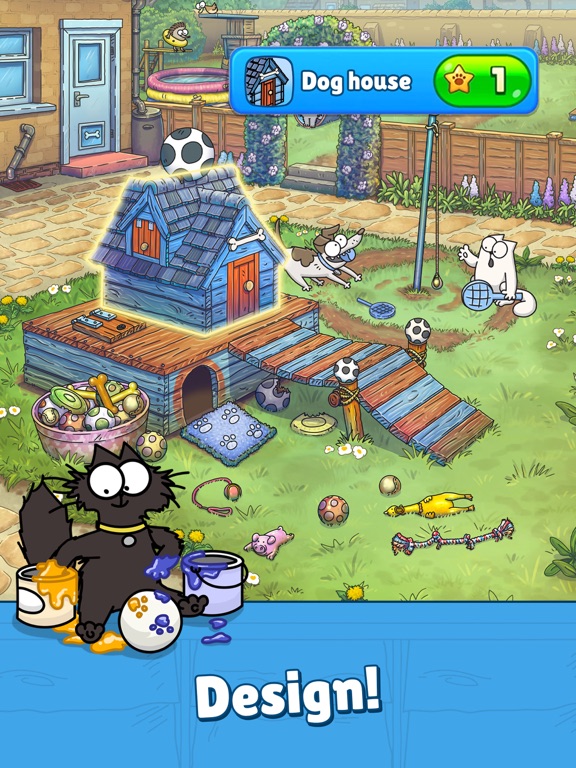 Simon's Cat Match! iPad  Screenshots