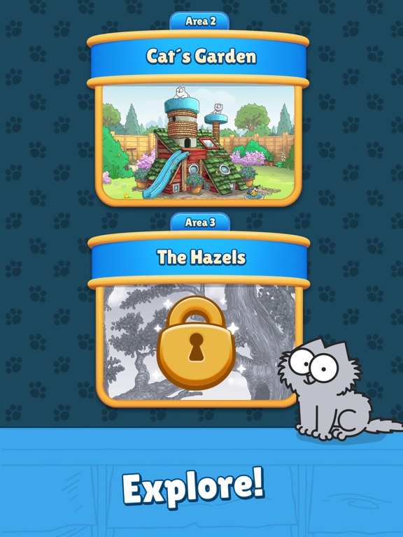 Simon's Cat Match! iPad  Screenshots