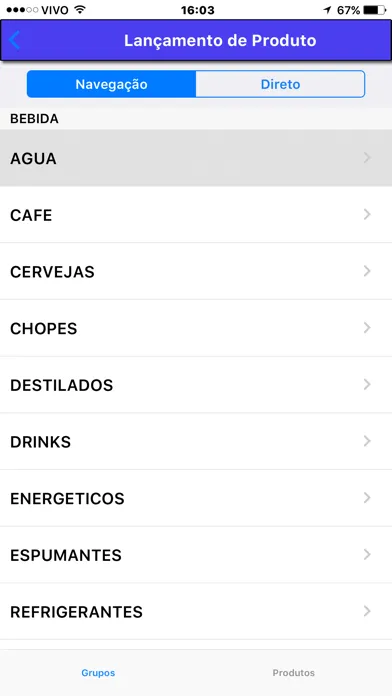 Screenshot di TactoFood