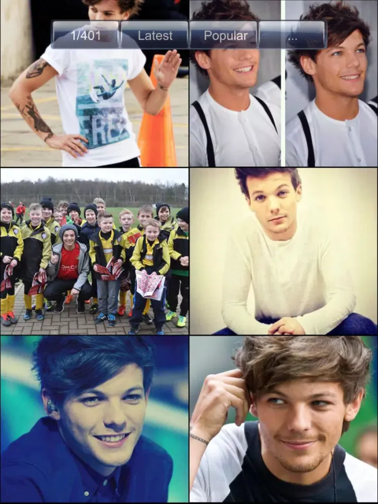 Daily: Louis Tomlinson Edition of One Direction iPad  Screenshots
