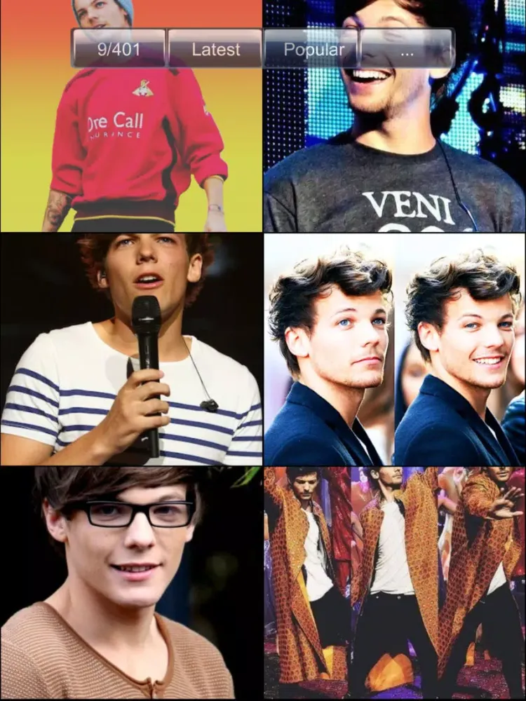 Daily: Louis Tomlinson Edition of One Direction iPad  Screenshots