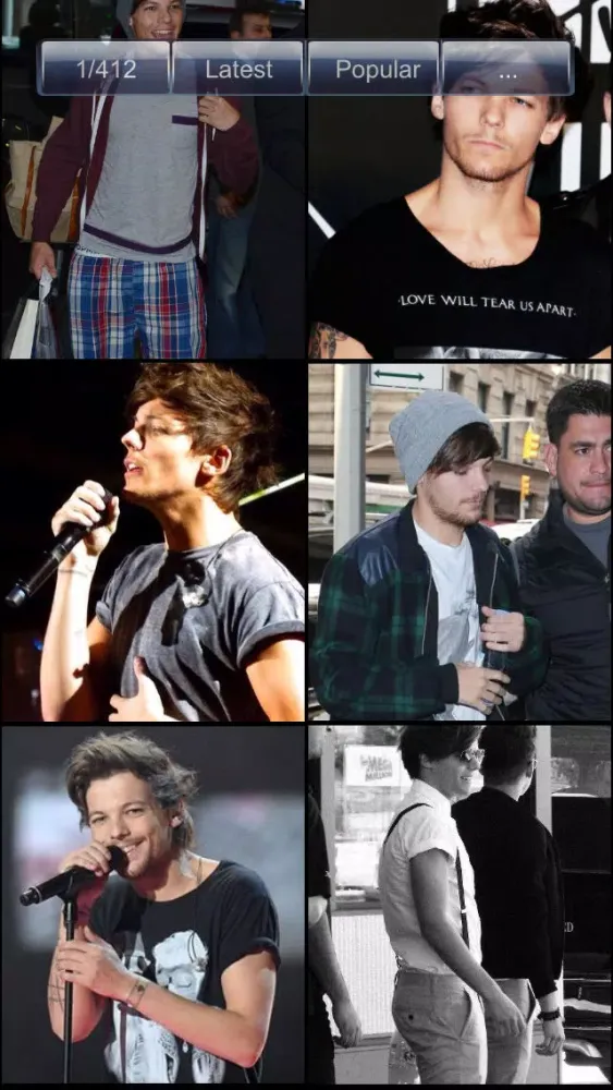 Daily: Louis Tomlinson Edition of One Direction Screenshots