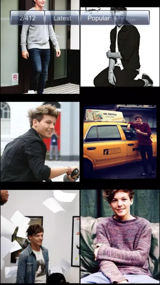 Daily: Louis Tomlinson Edition of One Direction Screenshots
