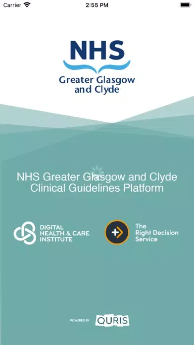 Captures d'écran de NHSGGC Clinical Guidelines