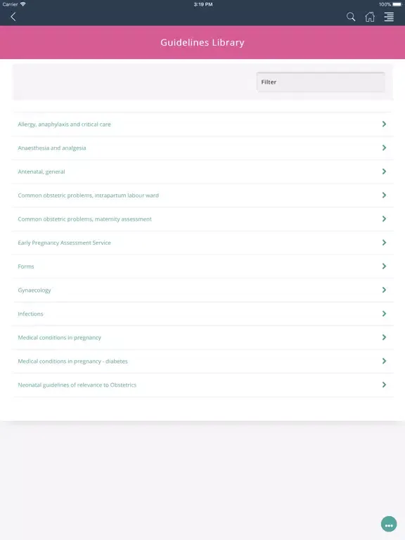 تصاویر NHSGGC Obs&Gyn Handbook iPad 