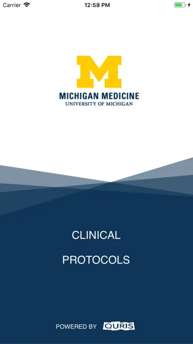 Ảnh chụp màn hình của Clinical Protocols