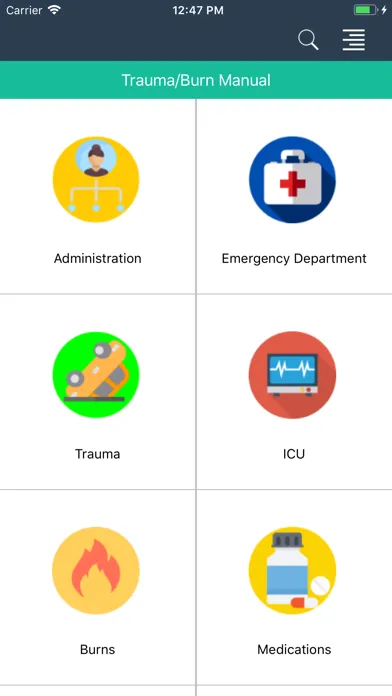 Ảnh chụp màn hình của Clinical Protocols