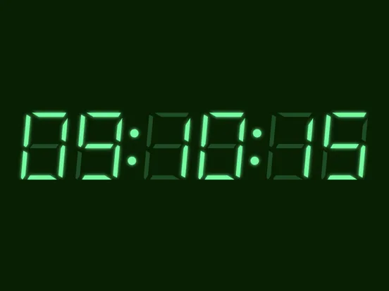 Captures d'écran de Custom Digital Clock iPad 