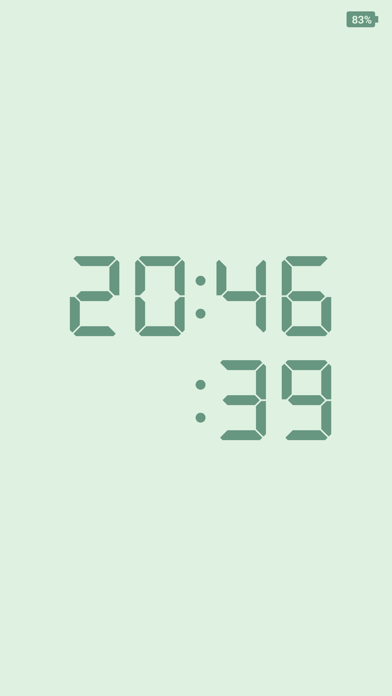 Tangkapan layar Custom Digital Clock