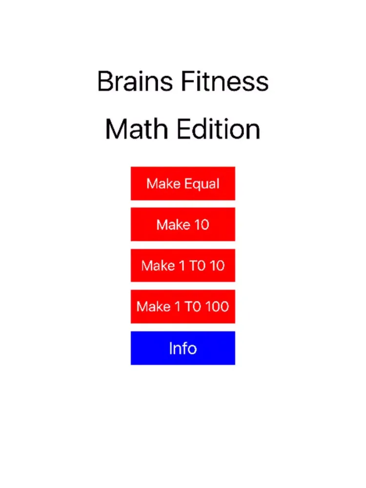 Capturas de pantalla de Brain Fitness Math Edition iPad 