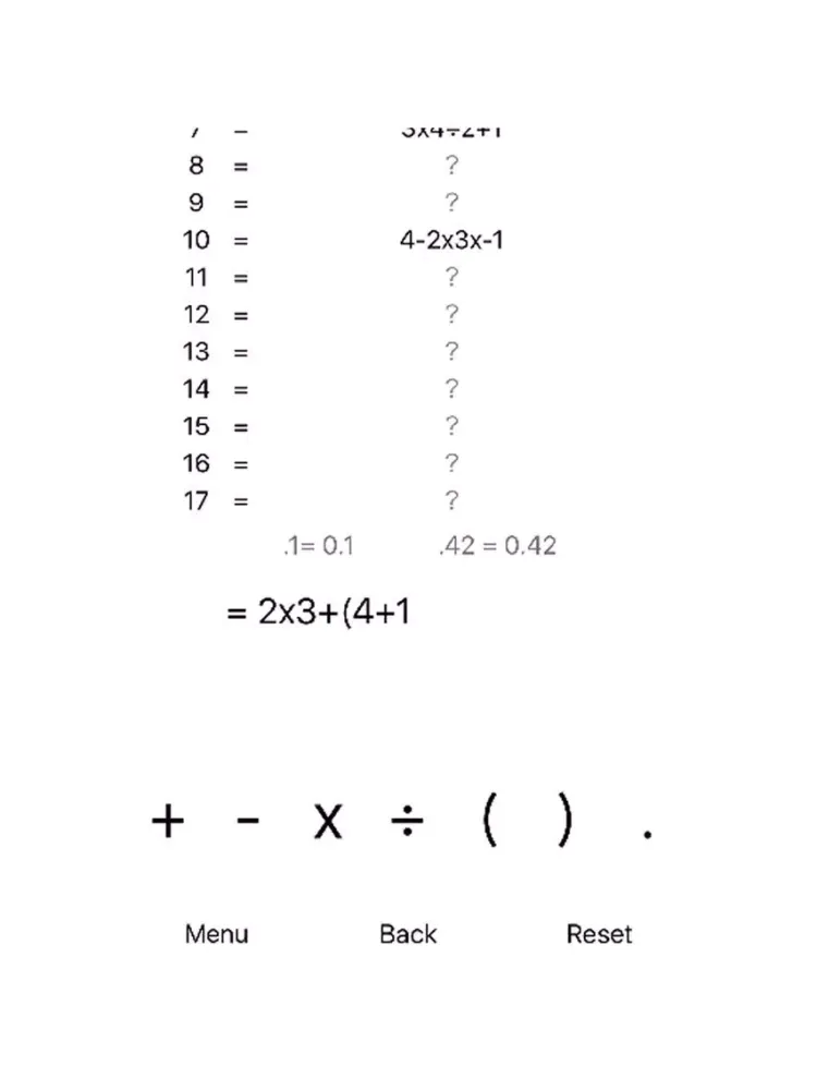 Capturas de pantalla de Brain Fitness Math Edition iPad 