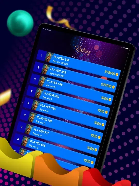 Tangkapan layar Plinko Multiplay iPad 