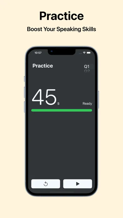 Tangkapan layar Toeic Speaking Practice -Timer
