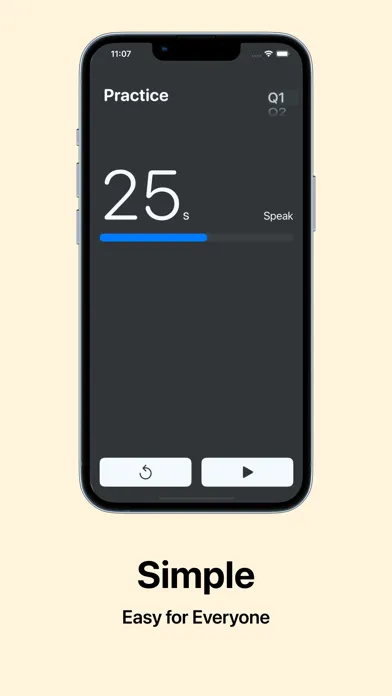 Tangkapan layar Toeic Speaking Practice -Timer