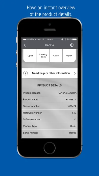 Captures d'écran de Hansa App