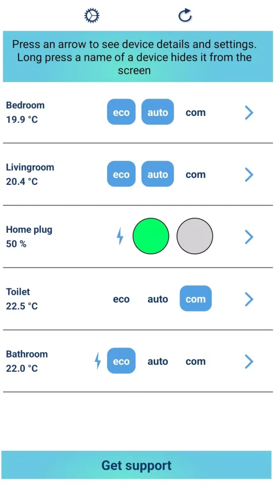 ecoControl Screenshots