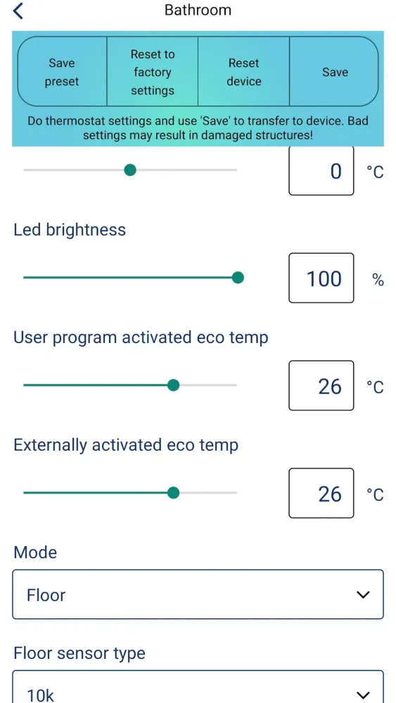 ecoControl Screenshots