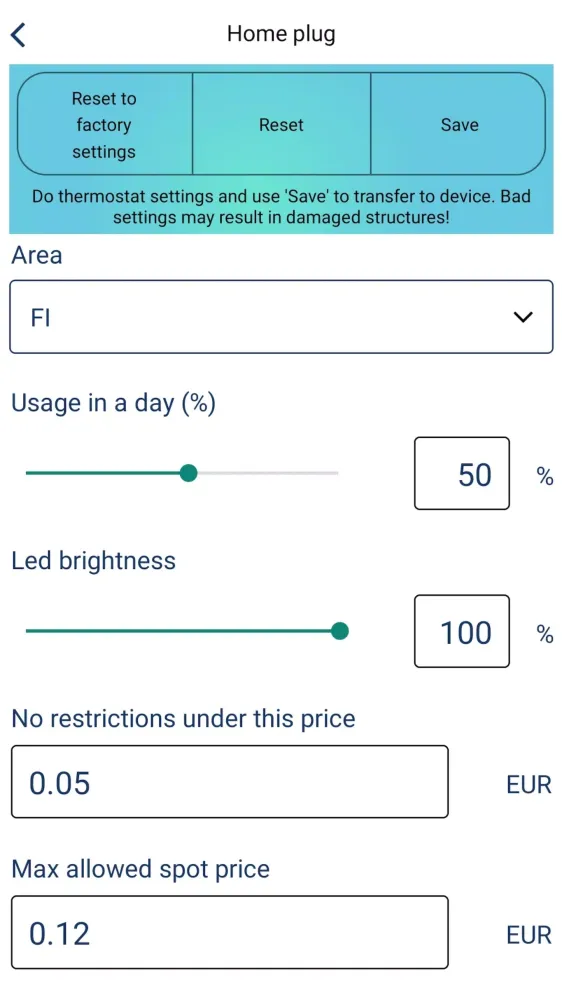 ecoControl Screenshots