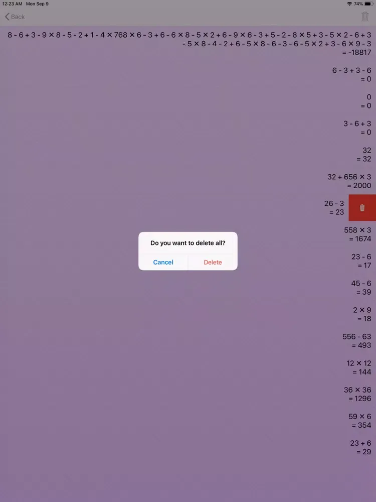 Calculator - Modern & Simple iPad  Screenshots