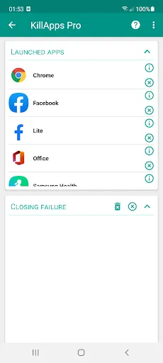 KillApps: Close Running Apps Screenshots