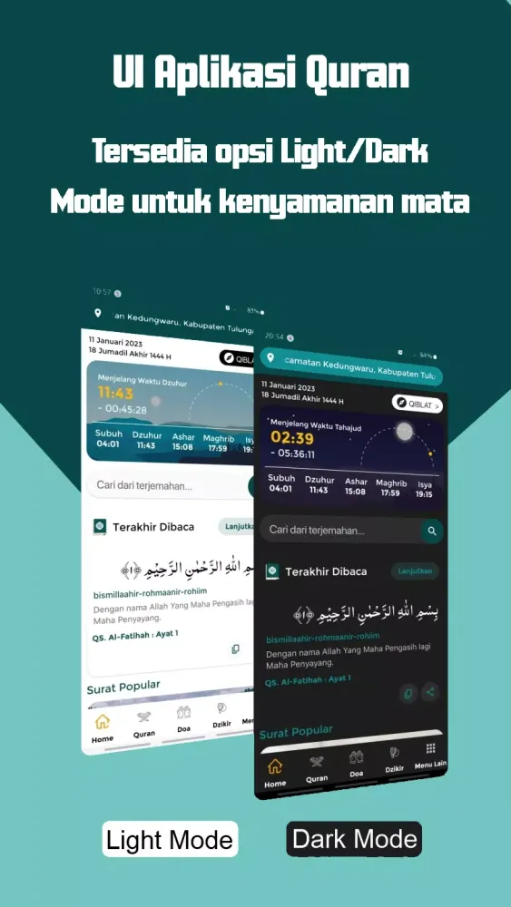 Captures d'écran de Al-Qur'an - Adzan Waktu Sholat