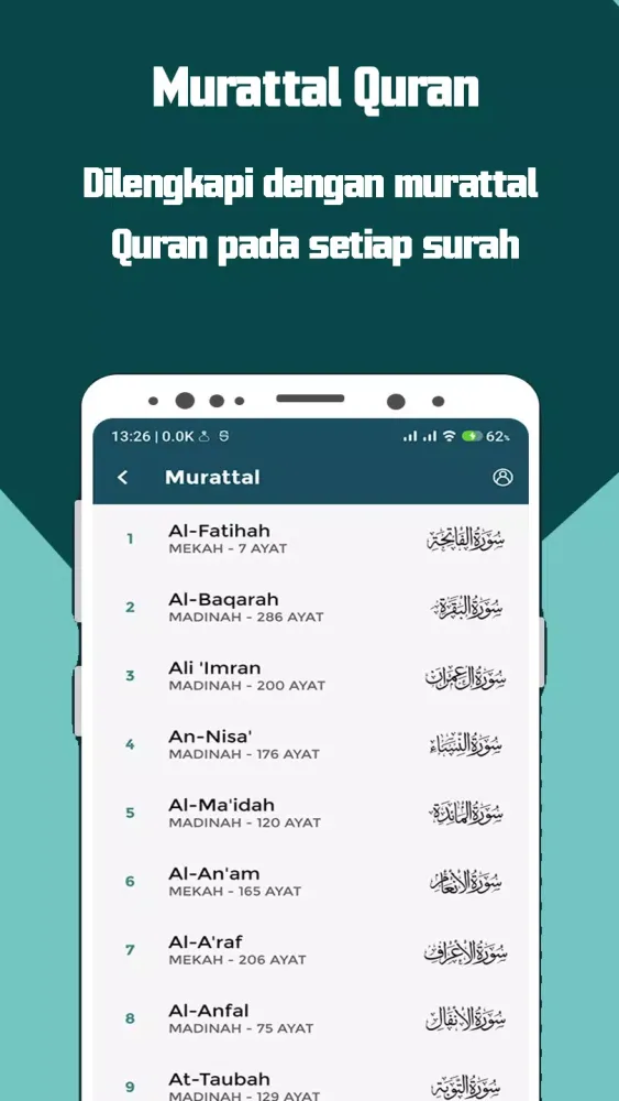 Captures d'écran de Al-Qur'an - Adzan Waktu Sholat