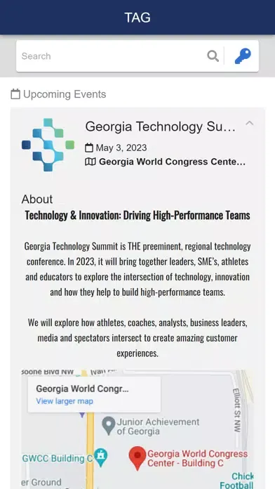 Capturas de pantalla de Technology Association of GA