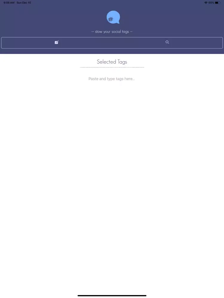 Tag Stow iPad  Screenshots