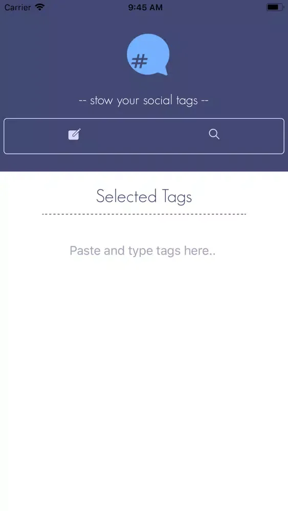 Tag Stow Screenshots