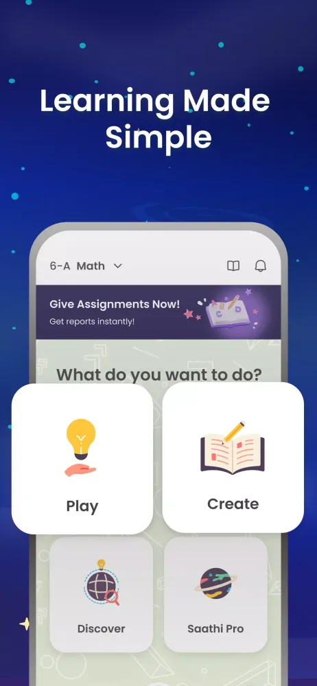 Ảnh chụp màn hình của Class Saathi: The Learning App