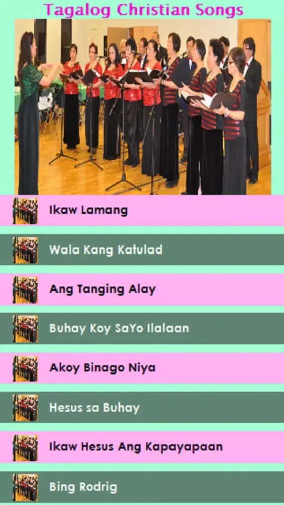 Zrzuty ekranu Tagalog Christian Worship Songs