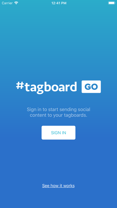 Tagboard Go Screenshots