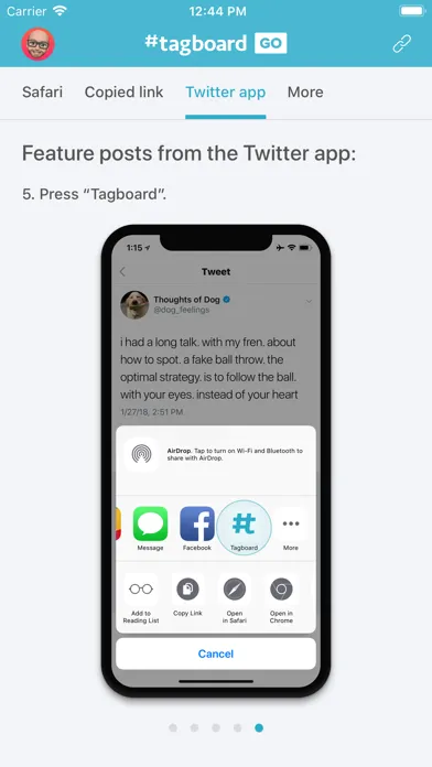 Tagboard Go应用截图