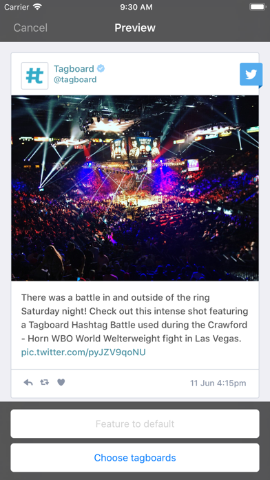 Tagboard Go Screenshots