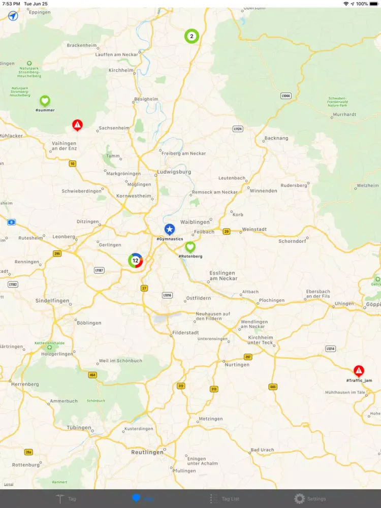 تصاویر TagIt Map iPad 