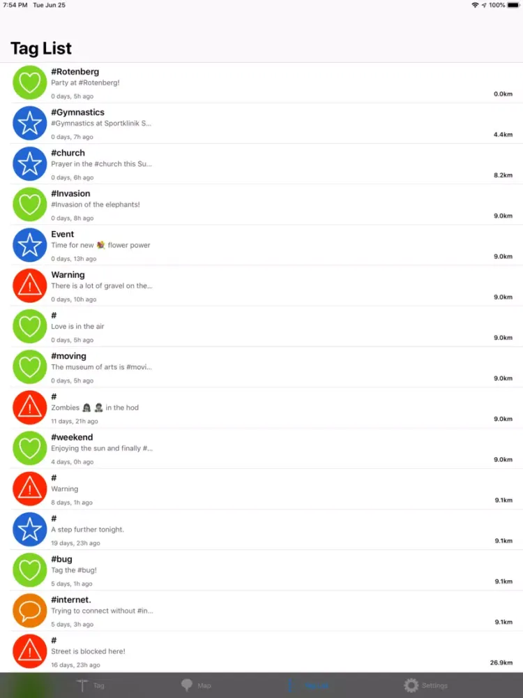 تصاویر TagIt Map iPad 