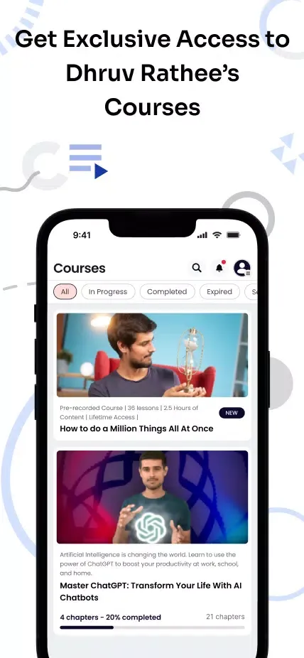 ภาพหน้าจอของ Dhruv Rathee Academy