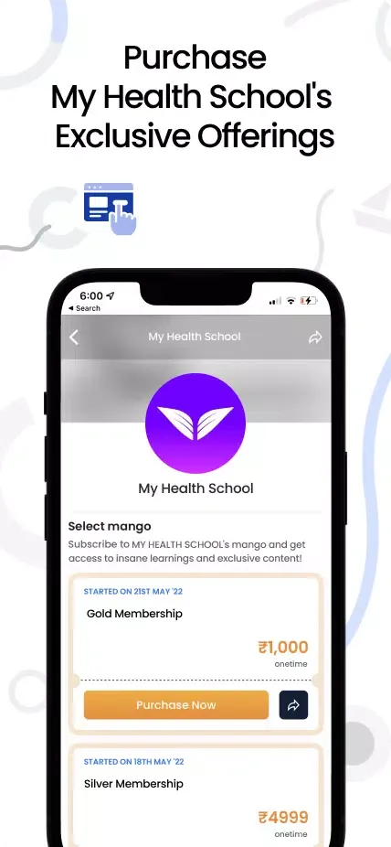 Ảnh chụp màn hình của My Health School
