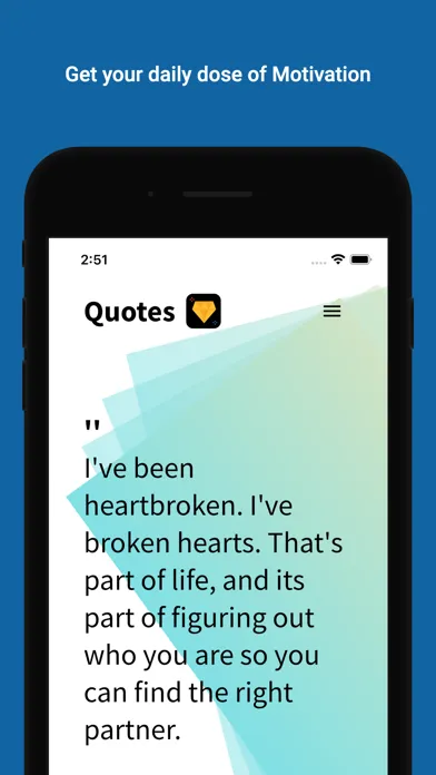 Capturas de tela do Quotes - A journey to Success