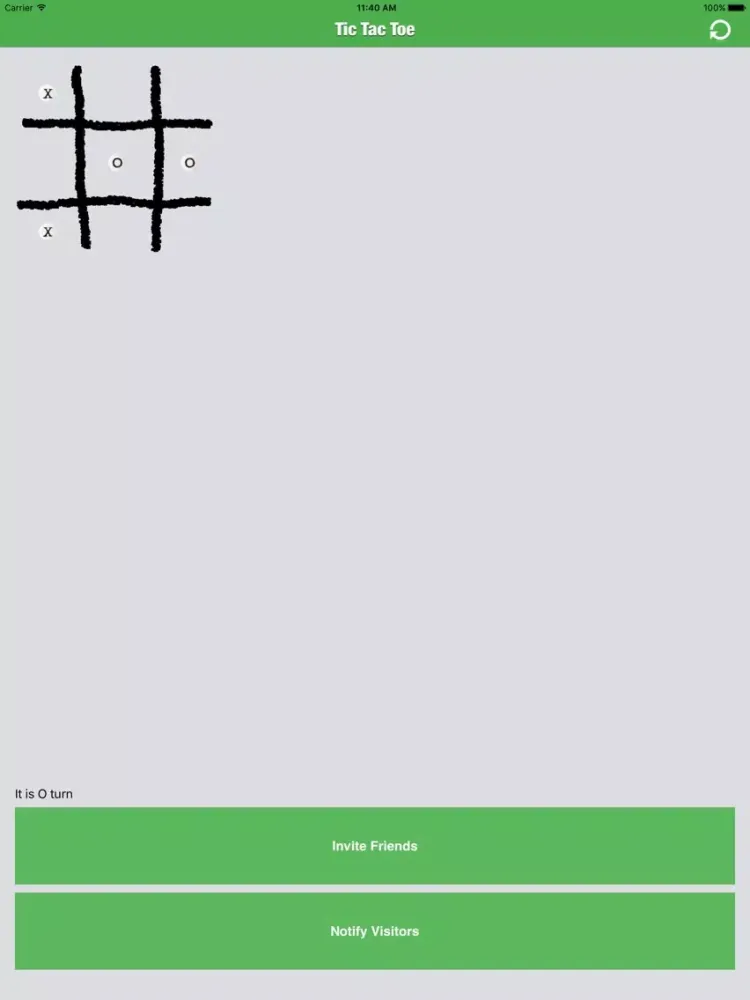Tagnpin TicTacToe iPad  스크린샷