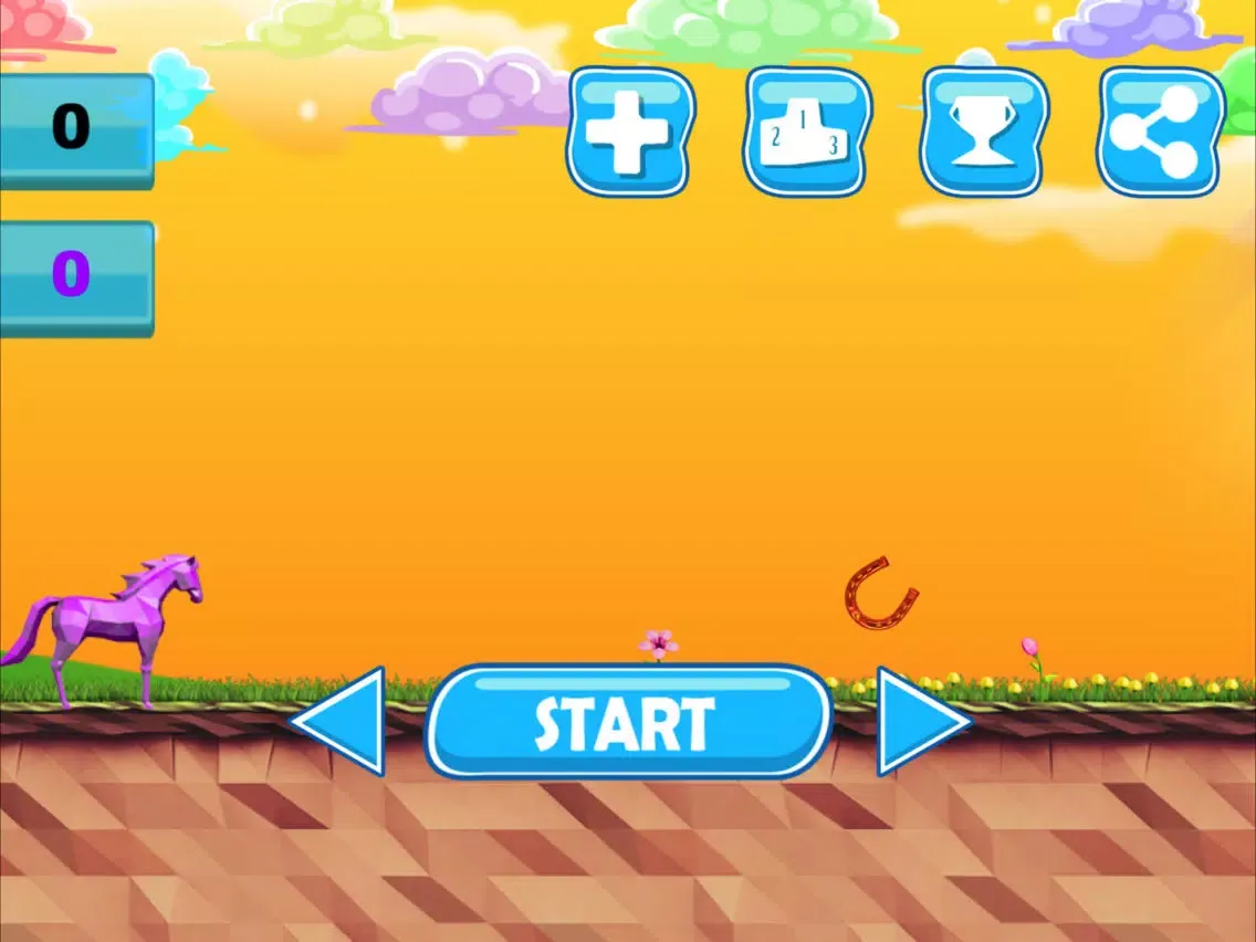 ภาพหน้าจอของ Unicorn Run iPad 