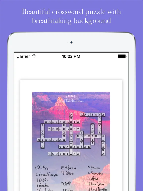 صور Crossword Puzzle Maker iPad 
